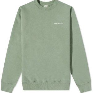 SPORTY & RICH HEALTH IS WEALTH CREW SWEAT SIZE LARGE